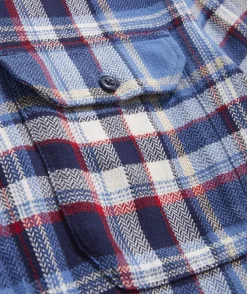 Flannel Plaid Herringbone Workshirt