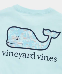 Fly Rod Whale Long-Sleeve Harbor Performance Tee