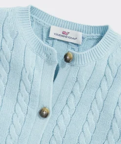Girls' Classic Cable Cardigan