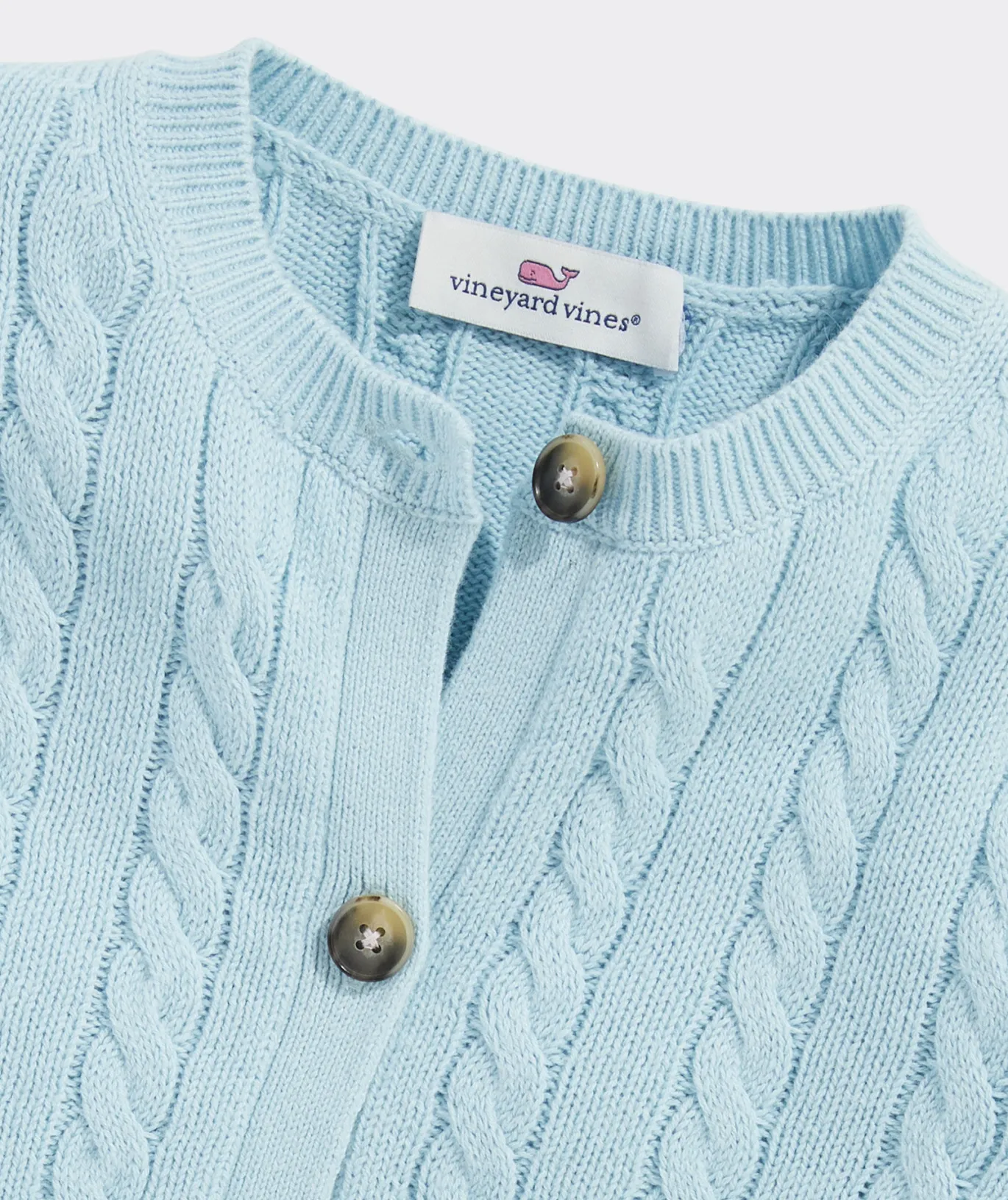Girls' Classic Cable Cardigan