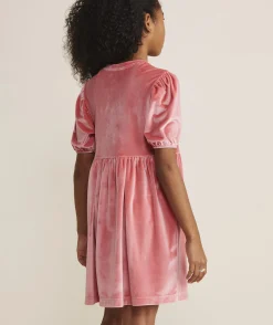 Girls' Floral Smocked Midi Dress