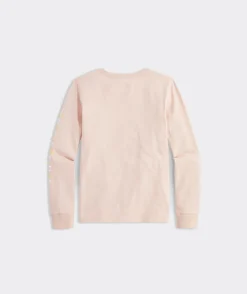 Girls' Glitter Whale You Be Mine Long-Sleeve Tee