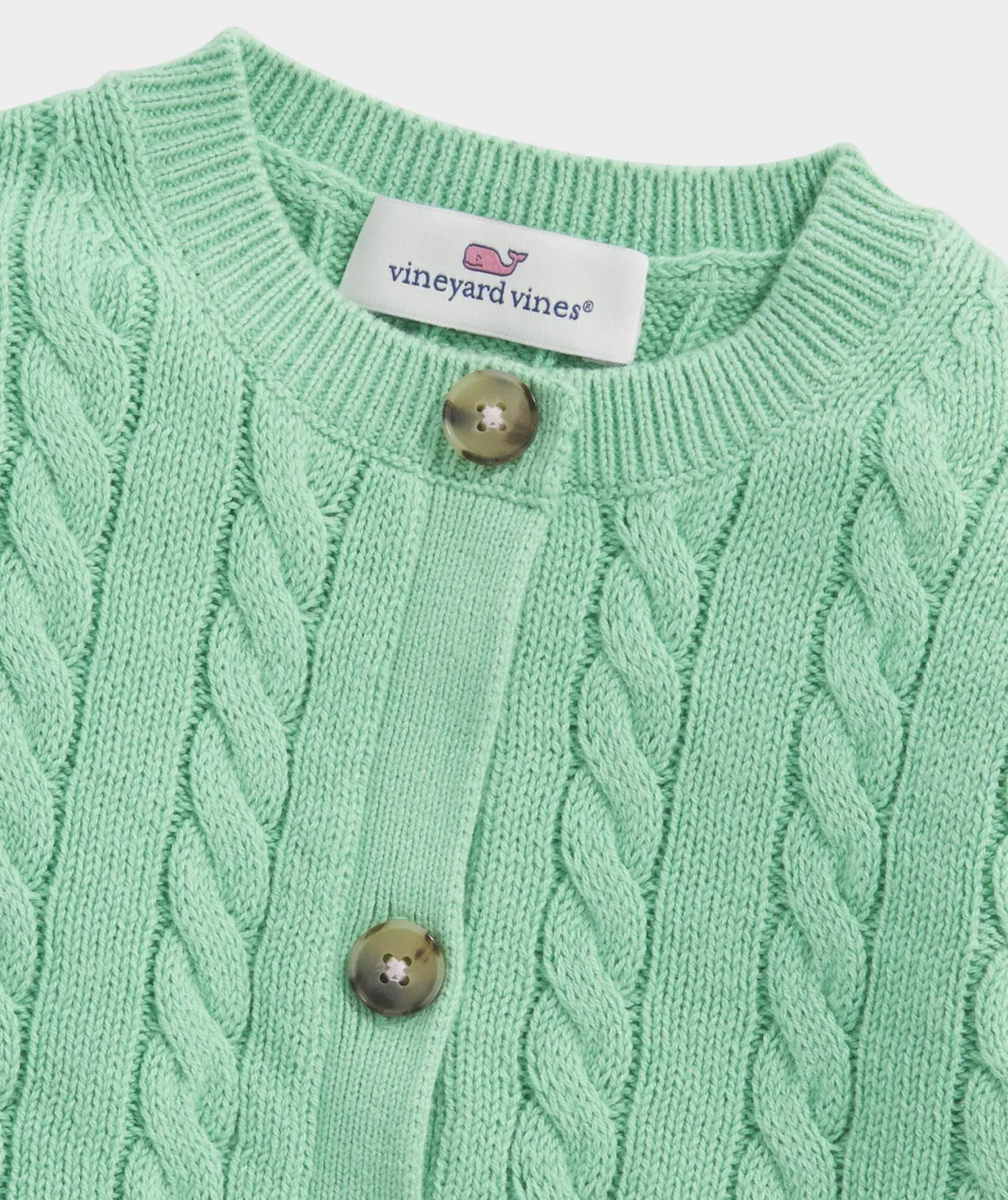 Girls' Mixed Cable Cardigan