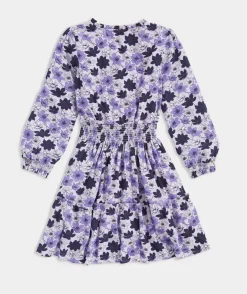 Girls' Ponte Bow Shift Dress