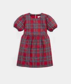 Girls' Printed Pleated Dress