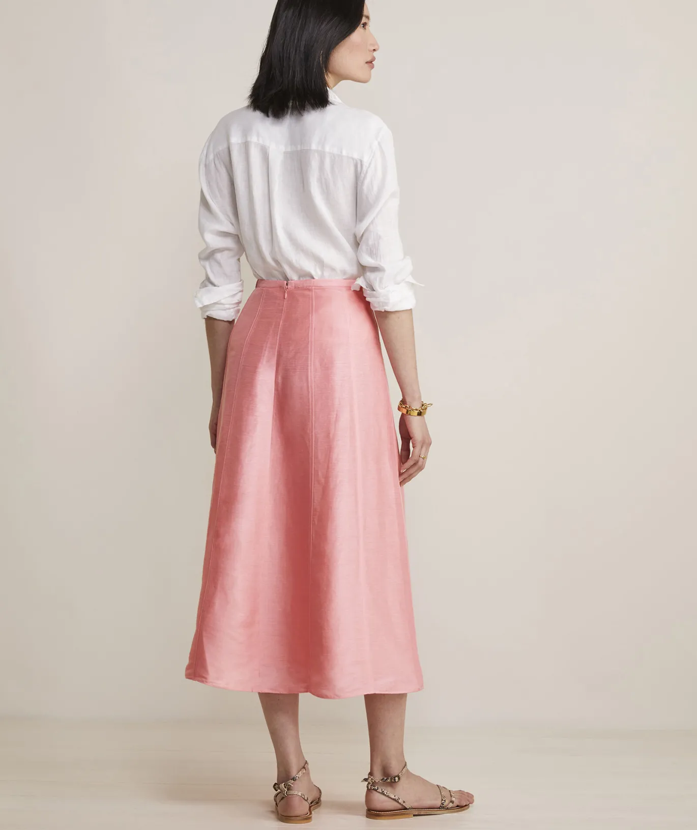 Girls' Printed Puff-Sleeve Top