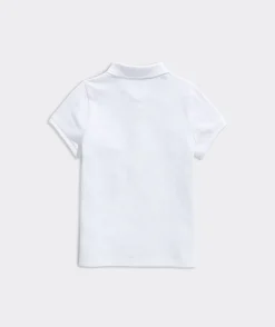 Girls' Puff-Sleeve Smocked Top