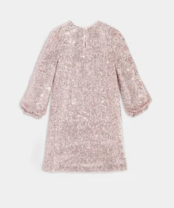 Girls' Smocked Long-Sleeve Dress