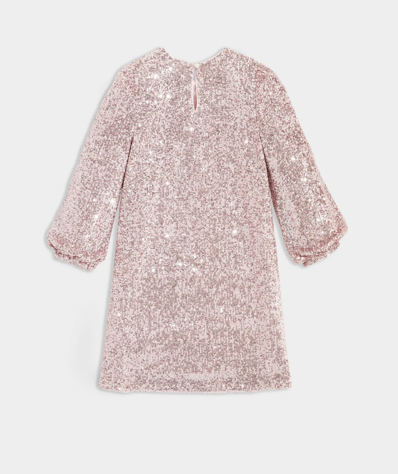 Girls' Smocked Long-Sleeve Dress