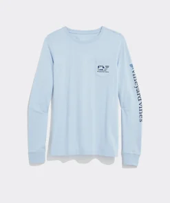 Golf Cart Sleigh Long-Sleeve Pocket Tee