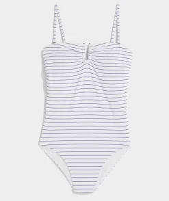 Harbor Seersucker Tiered Dress
