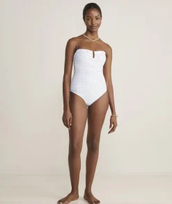 Harbor Seersucker Tiered Dress