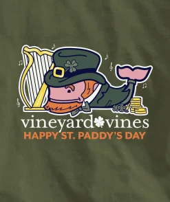 Harp Leprechaun Whale Long-Sleeve Pocket Tee
