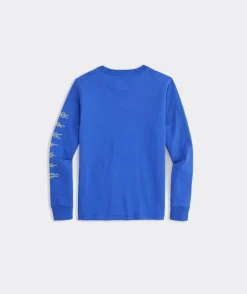 Hockey Player Long-Sleeve Harbor Performance Tee