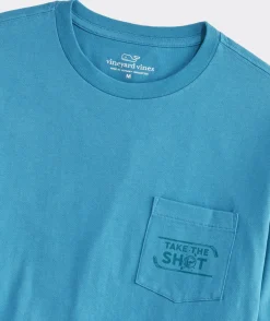 Hockey Take The Shot Long-Sleeve Pocket Tee