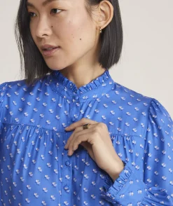 Ivy League Floral Smocked Top