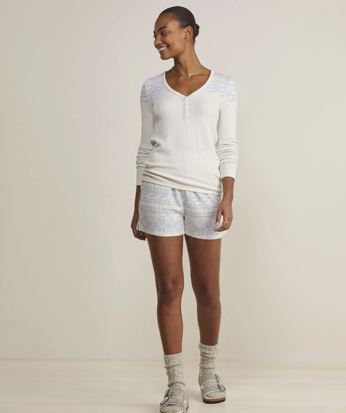 Katama Tile Belted Shorts