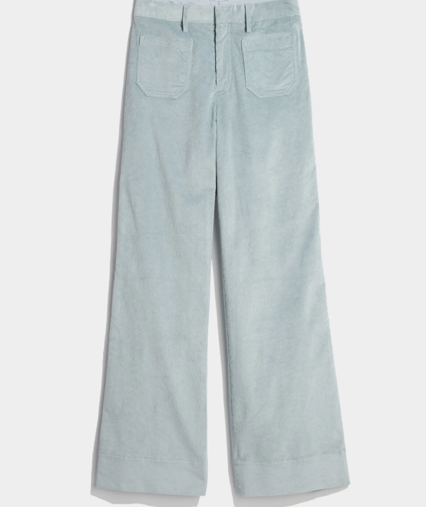 Kick Flare Mid-Rise Corduroy Pants