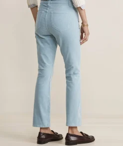 Kick Flare Mid-Rise Corduroy Pants