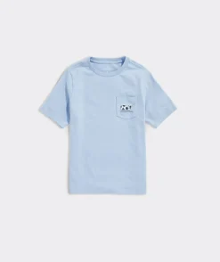 Kids' San Francisco 49ers Helmet Whale Short-Sleeve Pocket Tee
