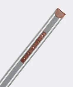 Leather & Webbing Reversible Belt