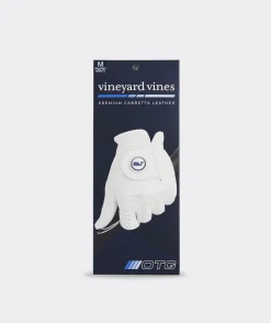 Leather Whale Dot Golf Glove Right Hand