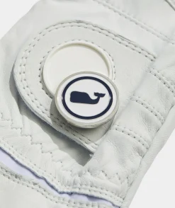 Leather Whale Dot Golf Glove Left Hand