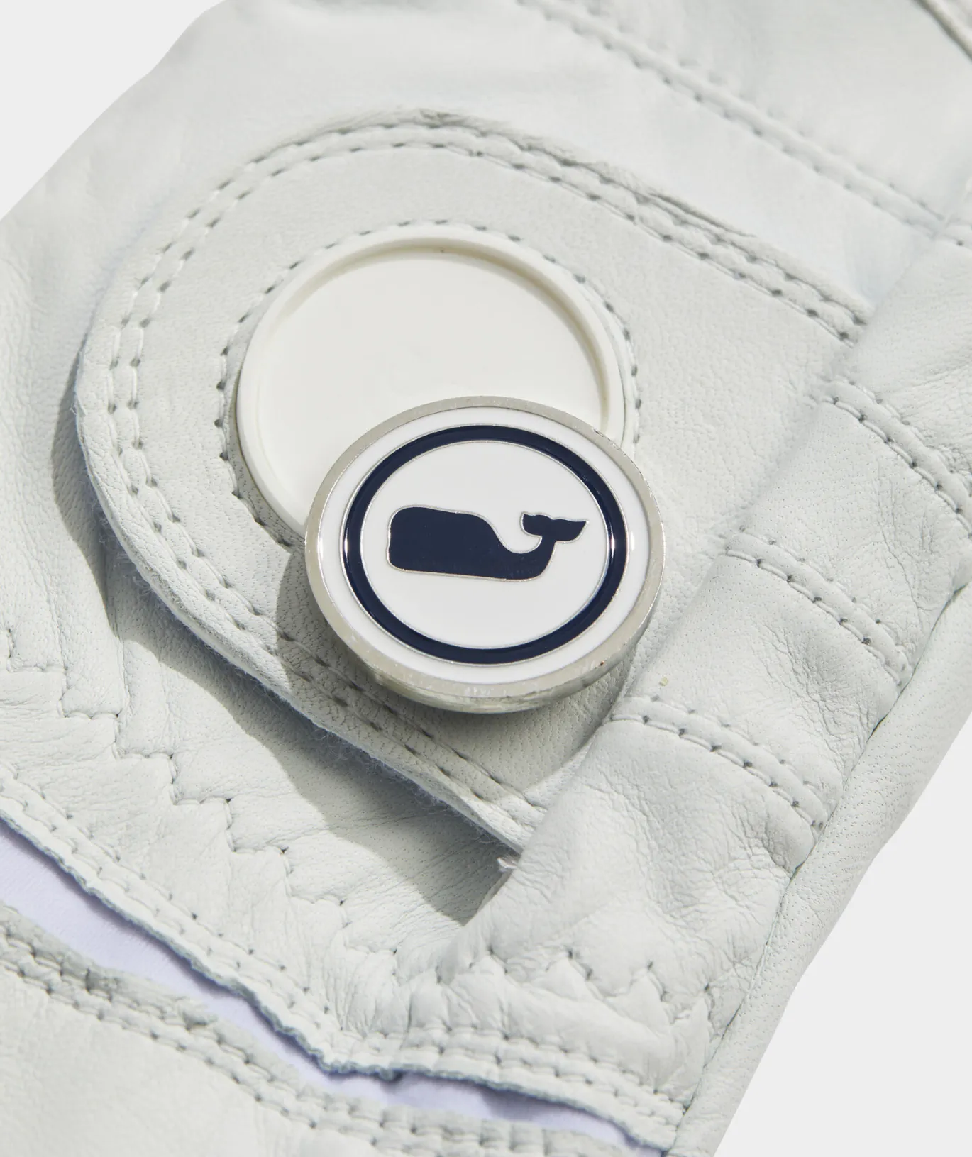 Leather Whale Dot Golf Glove Left Hand