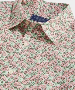 Linen Short-Sleeve Stripe Shirt