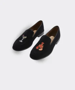 Men's Stubbs & Wootton Velvet Holiday Venetian Loafers