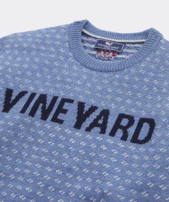 Merino Wool Vineyard Crewneck Sweater