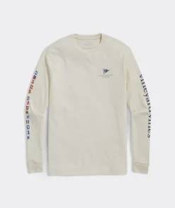 Merry Christmas Burgees Long-Sleeve Tee