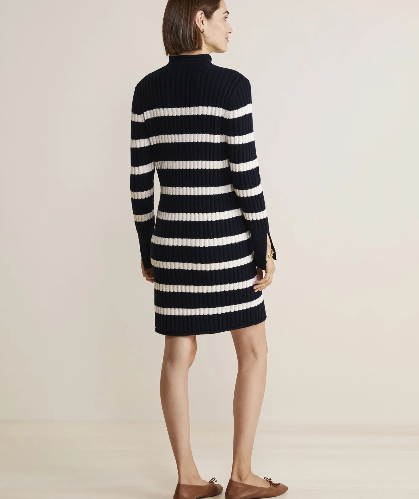Mockneck Sweater Dress