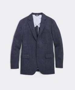 Moon Wool Herringbone Blazer