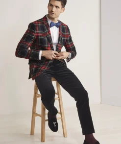 Moon Wool Tartan Blazer