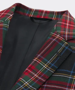 Moon Wool Tartan Blazer