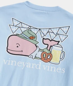 Oktoberfest Whale Long-Sleeve Pocket Tee