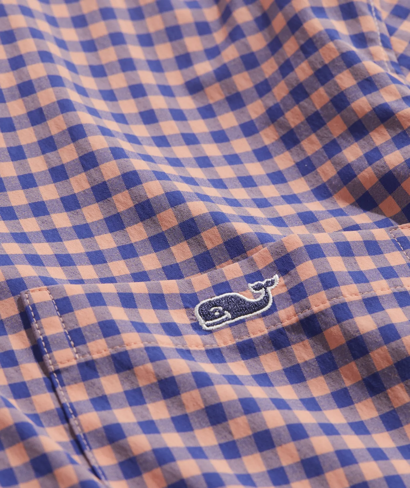 On-The-Go Nylon Gingham Shirt