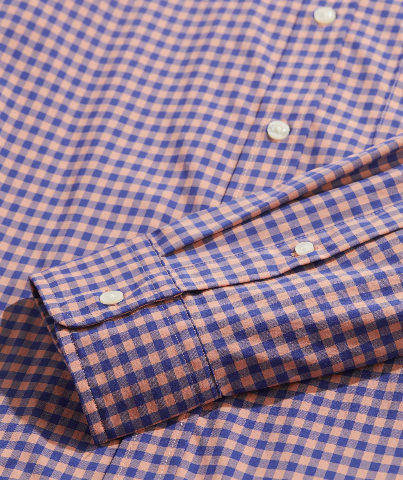 On-The-Go Nylon Gingham Shirt