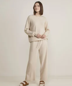 Oversized Ribbed Luxe Crewneck Sweater