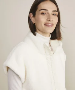 Packable Metallic Puffer Vest