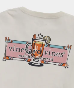 Painted Hot Toddy Logo Box Long-Sleeve Tee