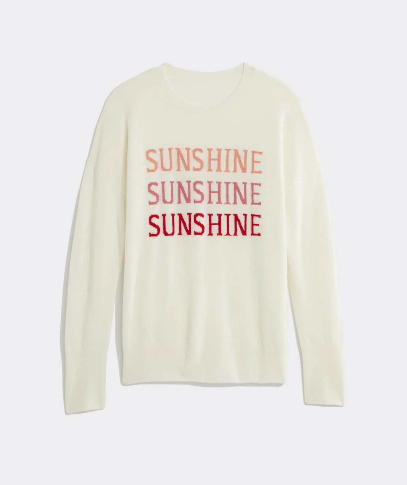 Palm Tree Intarsia Cashmere Crewneck Sweater