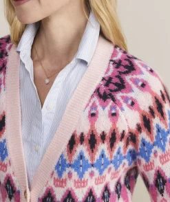 Patchwork Fair Isle Mockneck Sweater