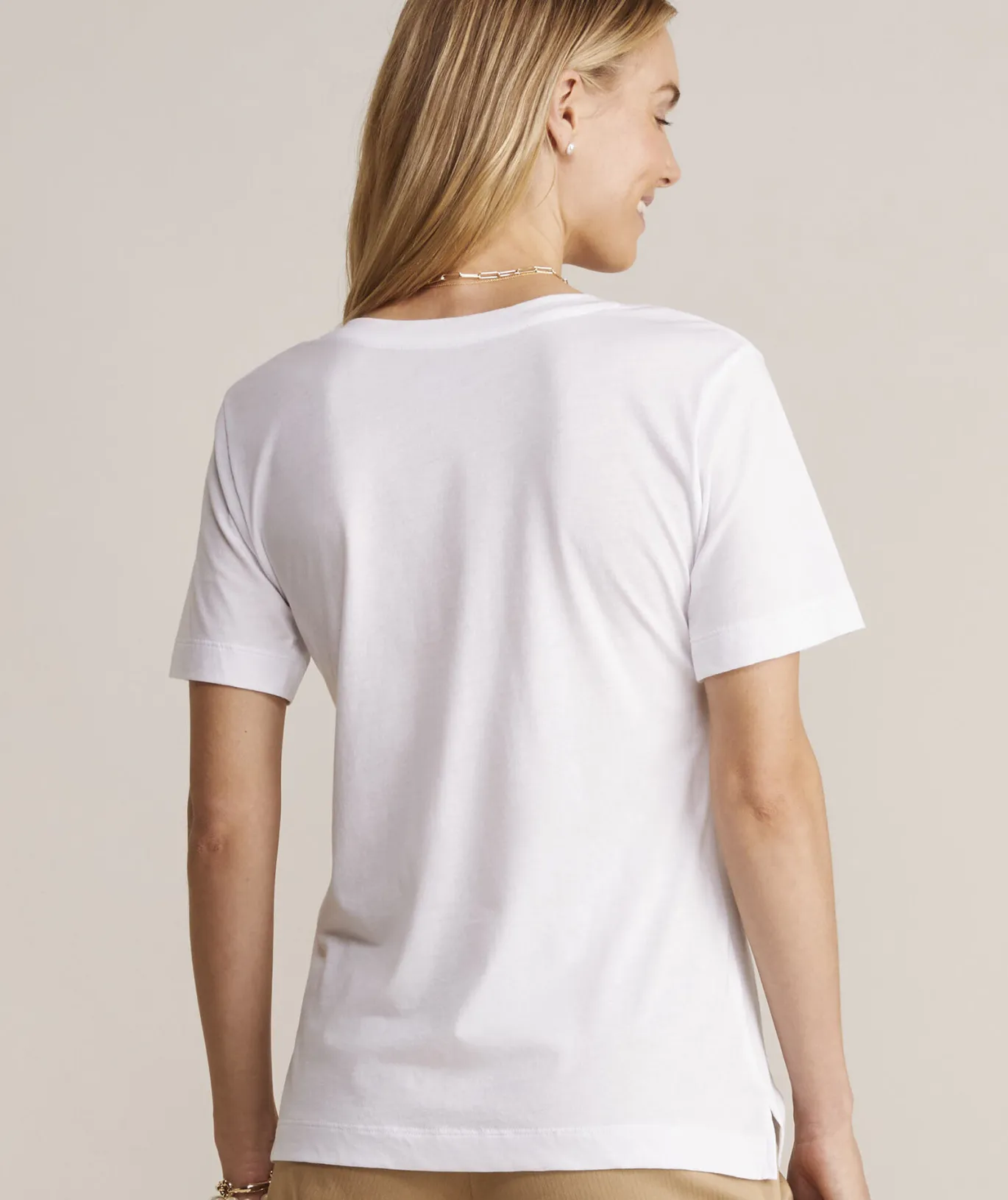 Pima Cotton V-Neck Tee