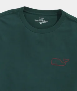 Plaid Whale Long-Sleeve Tee