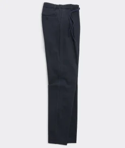 Pleated Knit Pull-On Pants