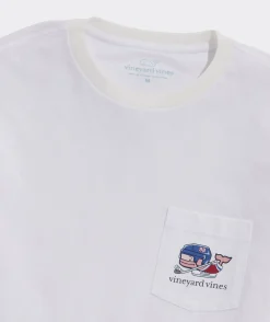 Pond Hockey Whale Long-Sleeve Pocket Tee