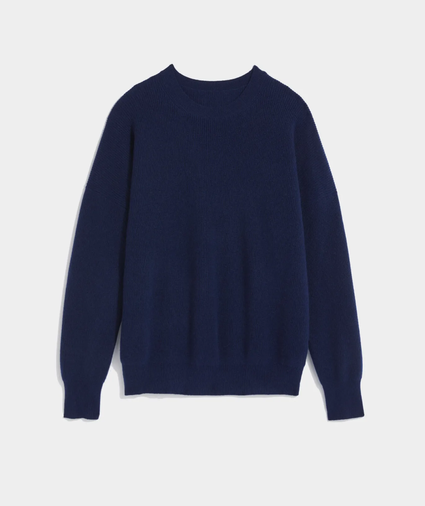 Popcorn Stitch Chevron Crewneck Sweater