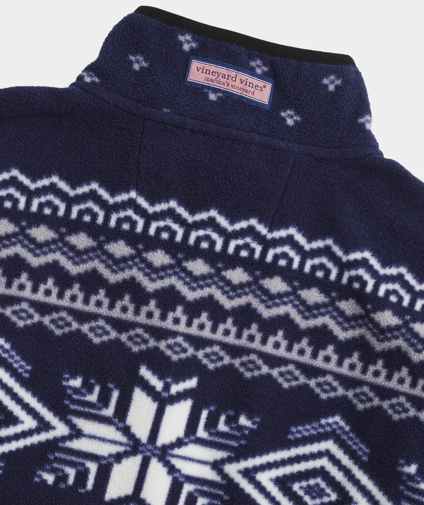 Printed Harbor Fleece Quarter-Snap